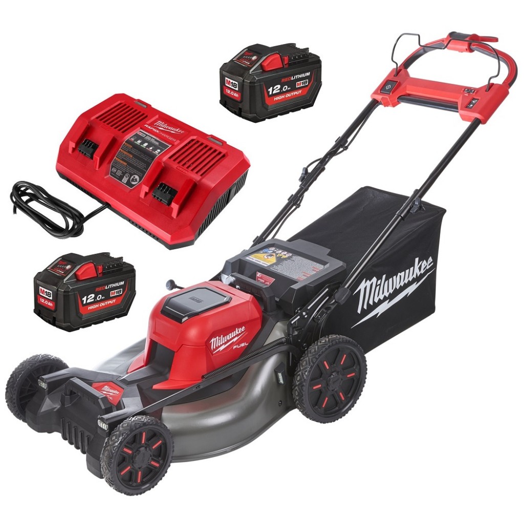 Milwaukee M18 F2LM53-122 Аккумуляторная самоходная газонокосилка 53 см